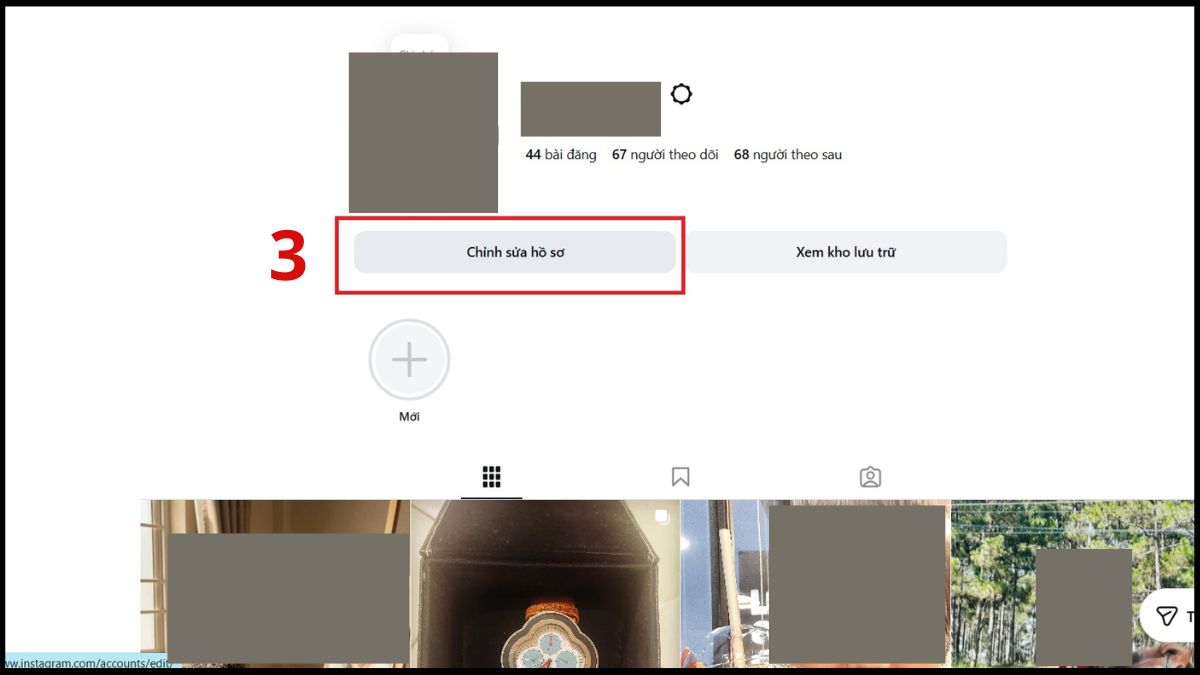 Cách hiện lại Threads trên Instagram sau khi đã ẩn - bước 2