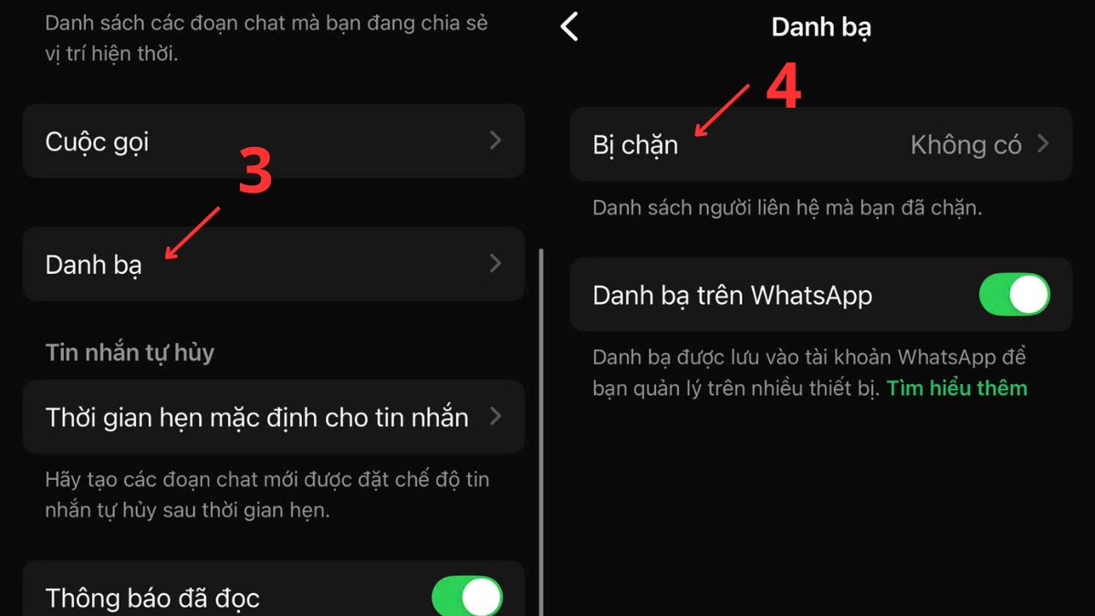 Có thể chặn ai đó trên WhatsApp không? trên điện thoại cách 2 - bước 2
