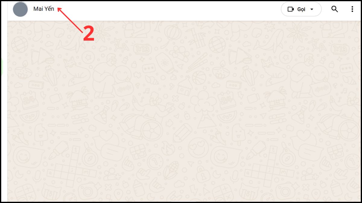 Có thể chặn ai đó trên WhatsApp không? trên máy tính - bước 2