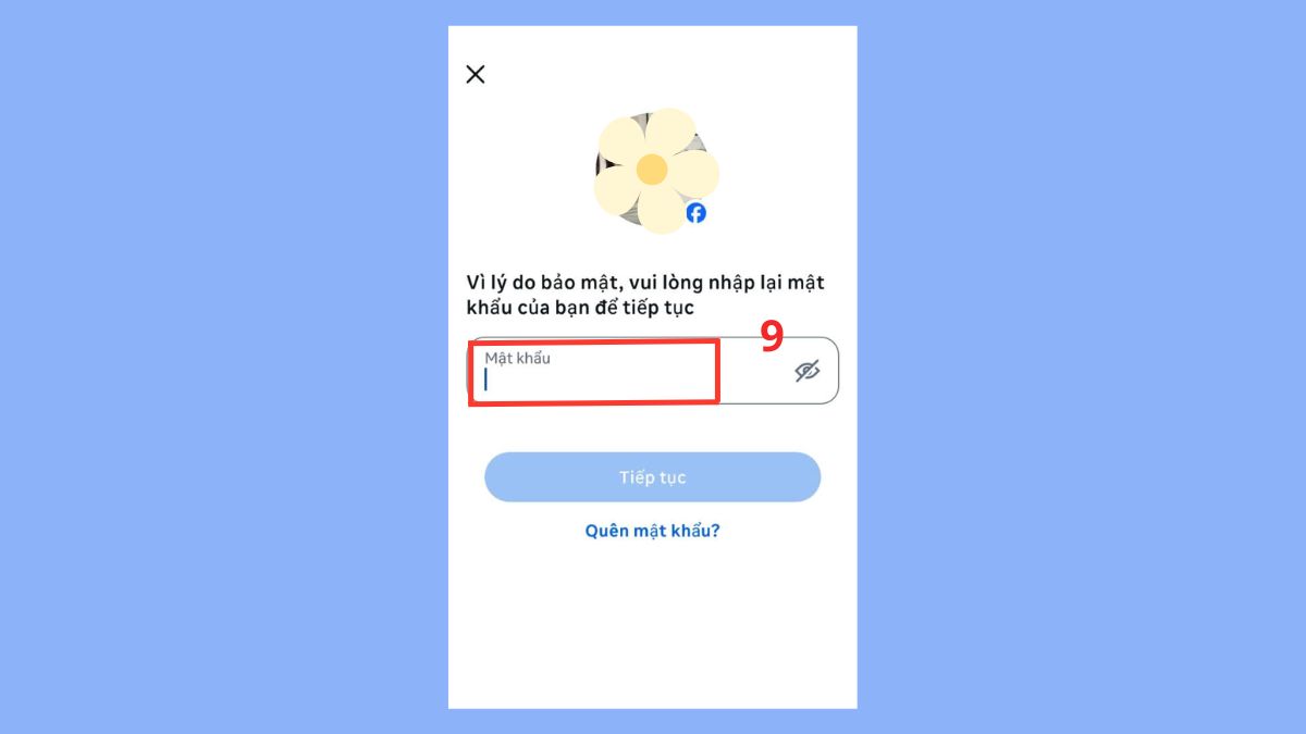 Vô hiệu hóa tạm thời tài khoản Facebook - bước 4