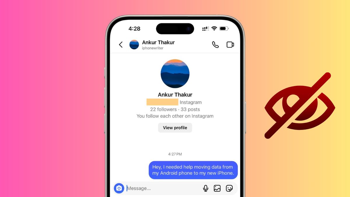 Có thể ẩn tin nhắn trên Instagram không?