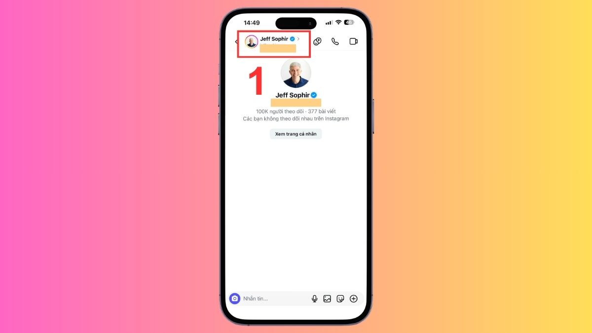 Cách ẩn tin nhắn trên Instagram bằng chế độ Vanish Mode - bước 1