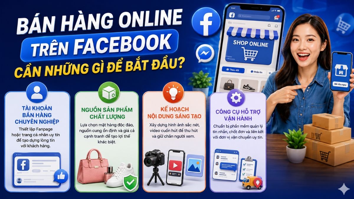 Bán hàng online trên Facebook cần những gì để bắt đầu?
