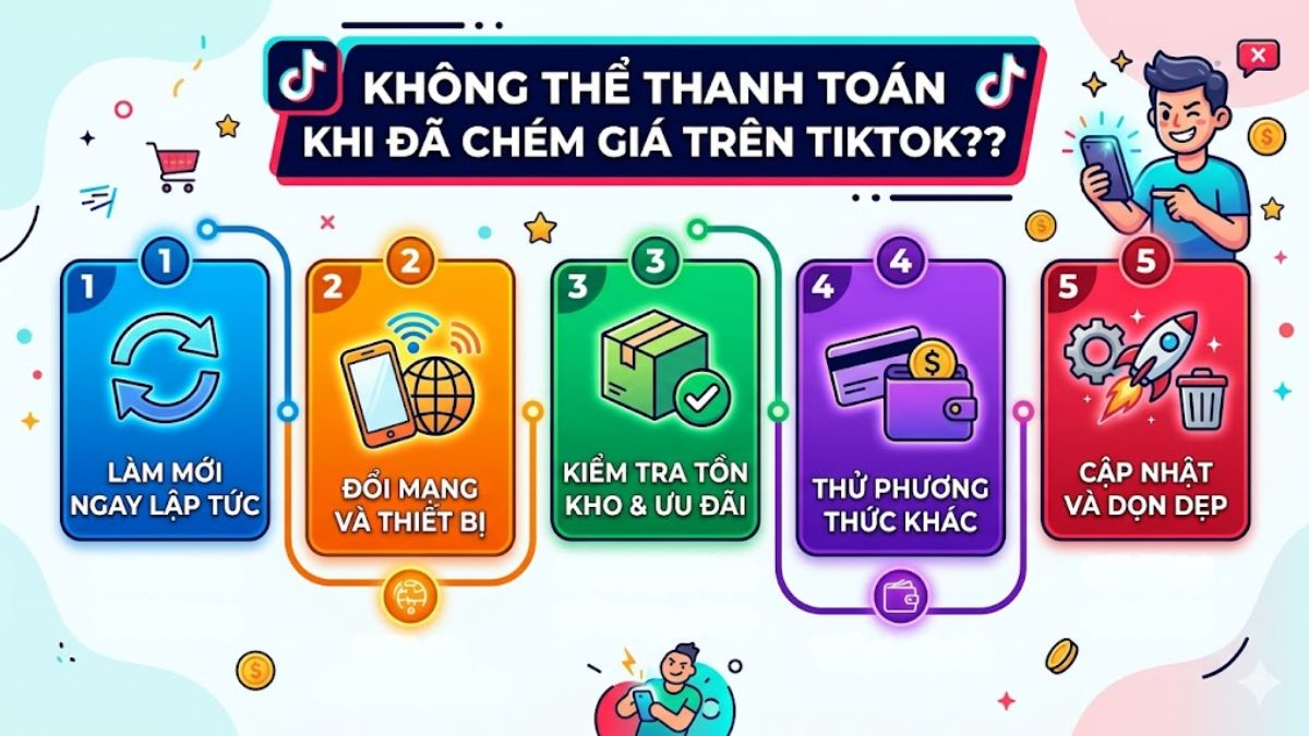 Làm sao khi đã chém giá tiktok thành công nhưng vẫn không thể thanh toán?