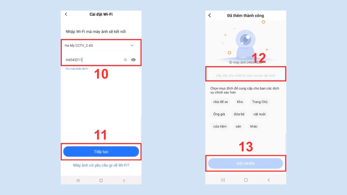 Cài đặt camera Yoosee trên điện thoại OPPO - bước 4