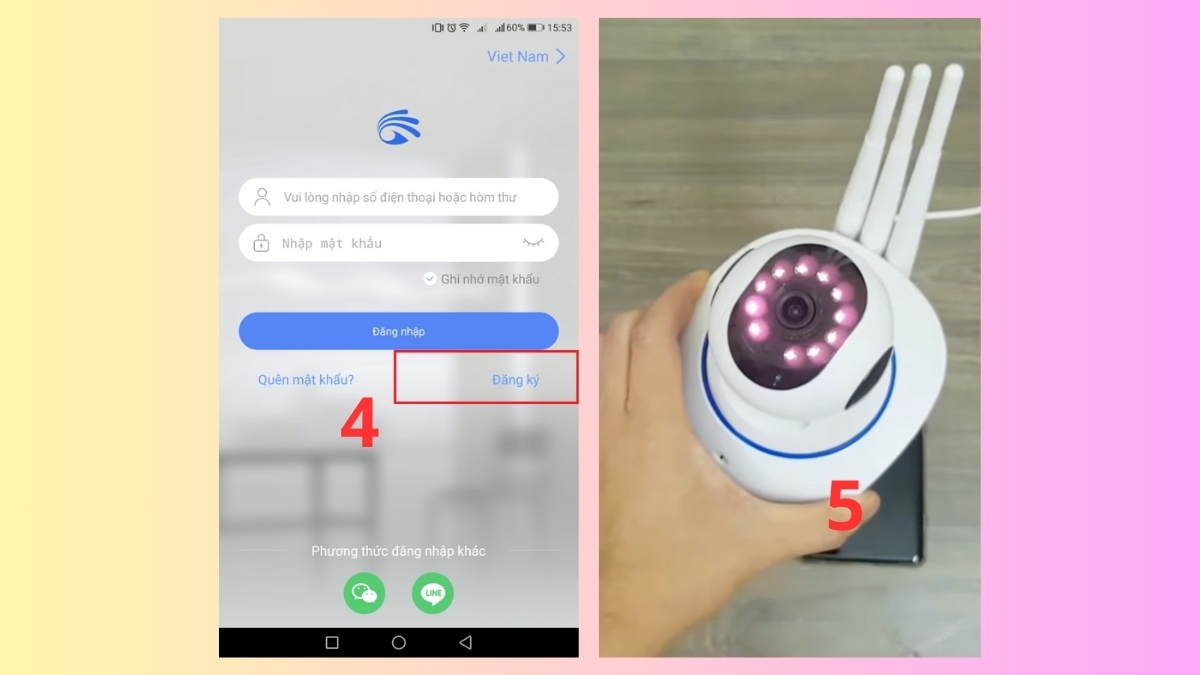 Cách cài đặt camera Yoosee trên điện thoại - bước 1-1