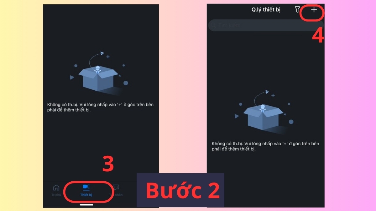 Cách cài đặt camera Dahua trên điện thoại - bước 2