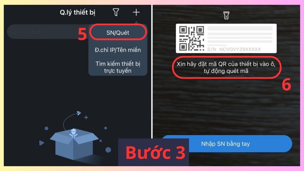 Cách cài đặt camera Dahua trên điện thoại - bước 3