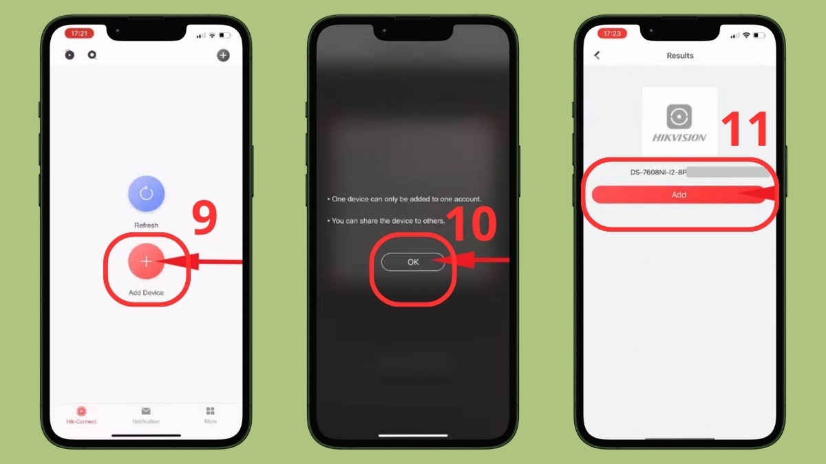 Cách cài đặt camera Hikvision trên điện thoại - bước 3