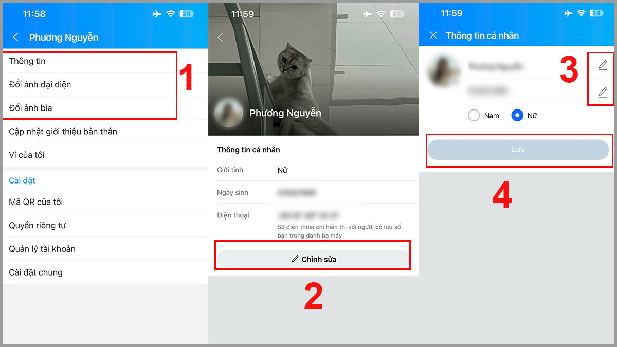 cách cài đặt Zalo trên iPhone - cách thiết lặp sau khi cài đặt - bước 1