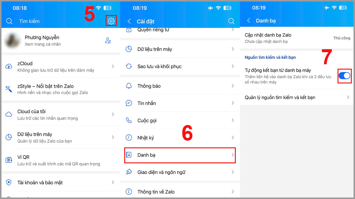 cách cài đặt Zalo trên iPhone - cách thiết lặp sau khi cài đặt - bước 2