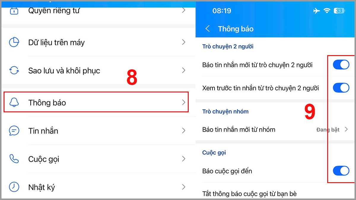 cách cài đặt Zalo trên iPhone - cách thiết lặp sau khi cài đặt - bước 3