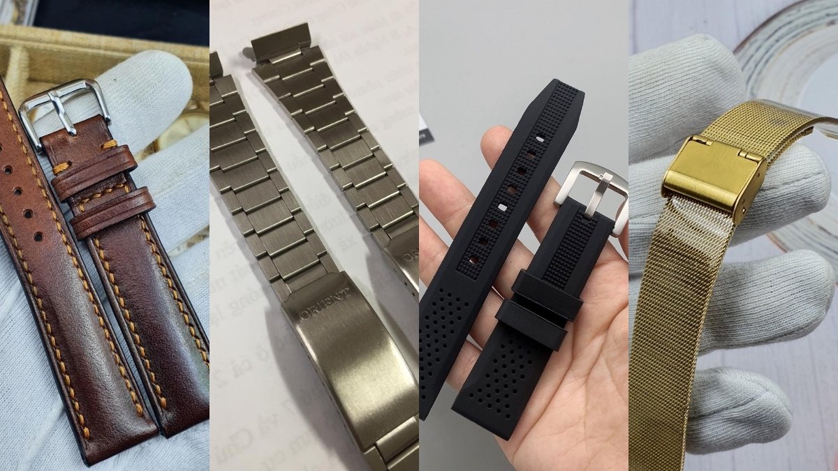 Phân loại các dây đồng hồ hiện nay