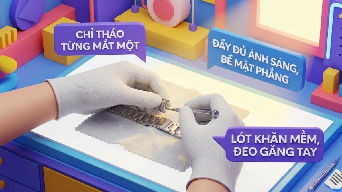 Lưu ý khi cắt dây đồng hồ tại nhà