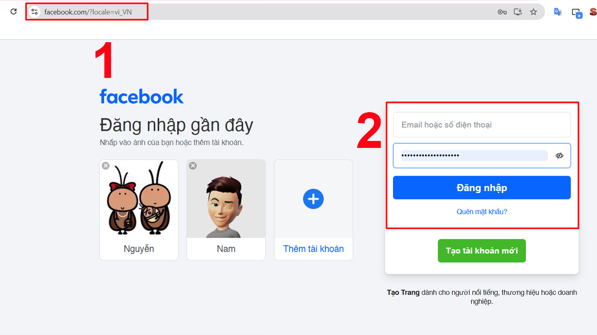 Cách chặn lời mời kết bạn trên Facebook bằng máy tính/PC - bước 1