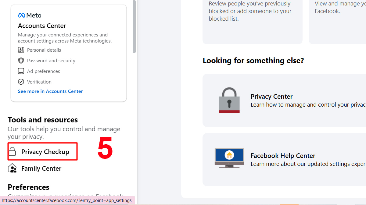 Cách chặn lời mời kết bạn trên Facebook bằng máy tính/PC - bước 3