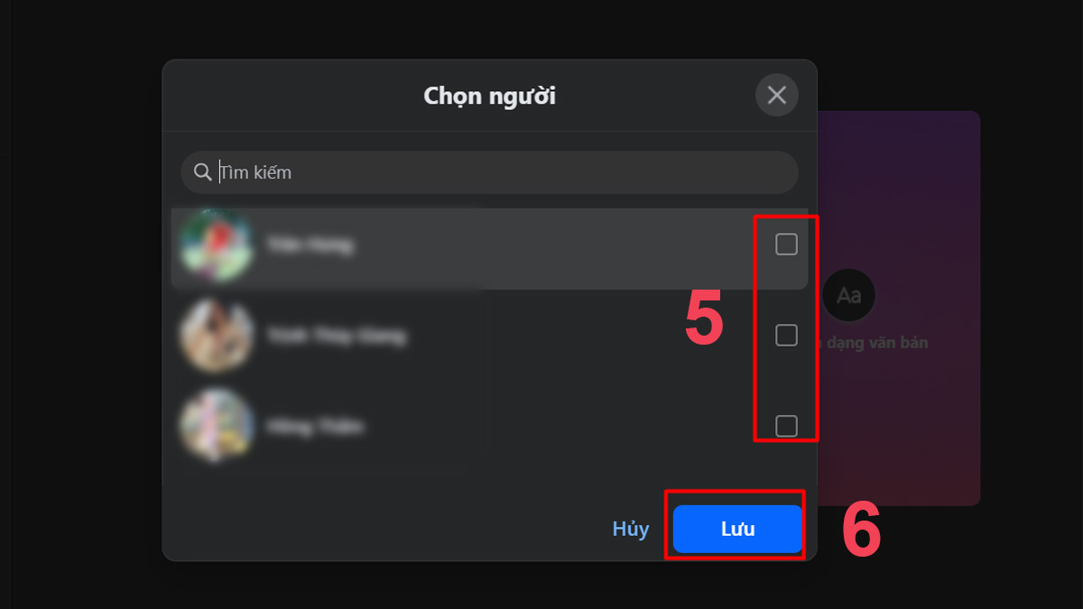Cách chặn người khác xem story Facebook trên máy tính - bước 4