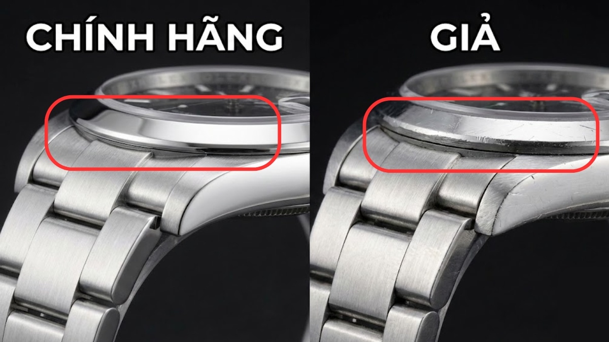 Hướng dẫn các cách check đồng hồ Rolex chính hãng - mức độ hoàn thiện