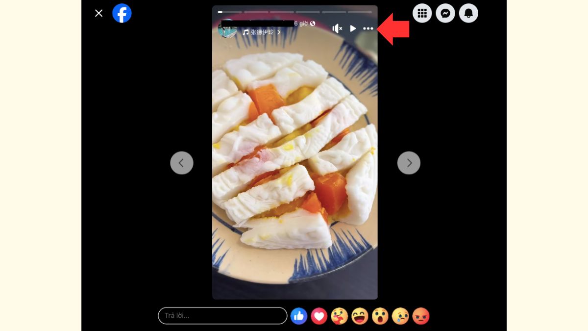 Cách chia sẻ story của người khác trên Facebook trên máy tính - bước 1