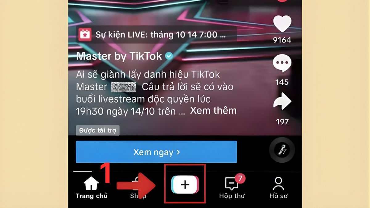 Cách chụp ảnh trên TikTok bằng chế độ "Ảnh" trực tiếp trên TikTok - bước 1