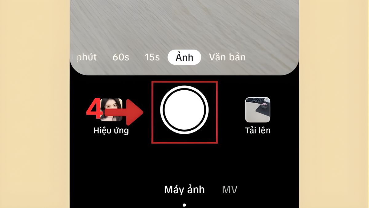 Cách chụp ảnh trên TikTok bằng chế độ "Ảnh" trực tiếp trên TikTok - bước 3