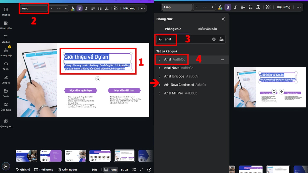 Cách khắc phục lỗi khi chuyển Canva sang PowerPoint - lỗi font chữ
