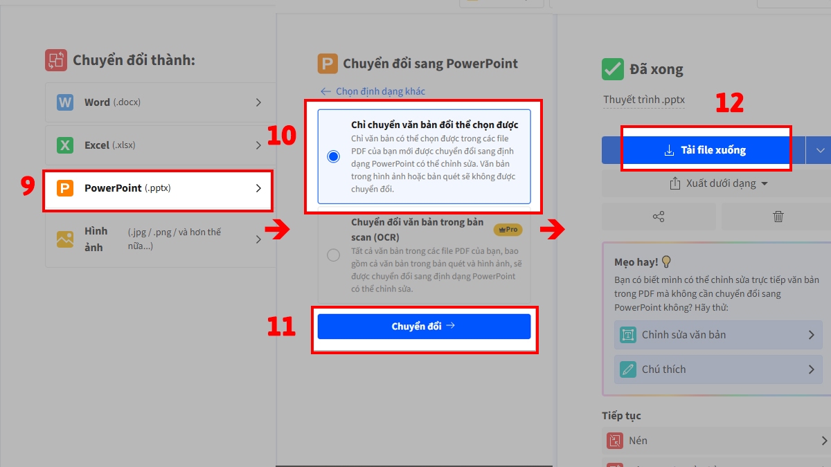 Cách chuyển Canva sang PowerPoint bằng định dạng trung gian - bước 3