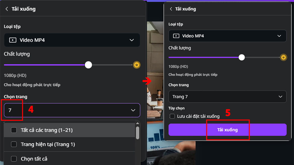 Cách chuyển từ Canva sang PowerPoint không mất hiệu ứng - bước 2