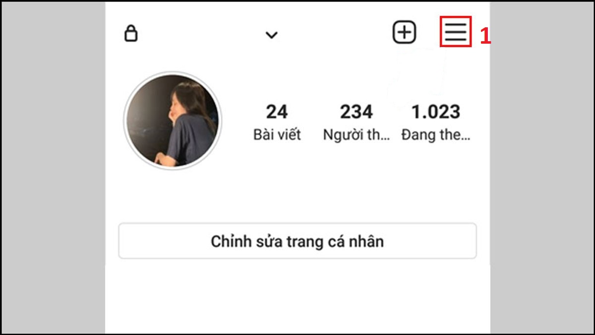 Cách chuyển từ tài khoản cá nhân sang doanh nghiệp Instagram - bước 1