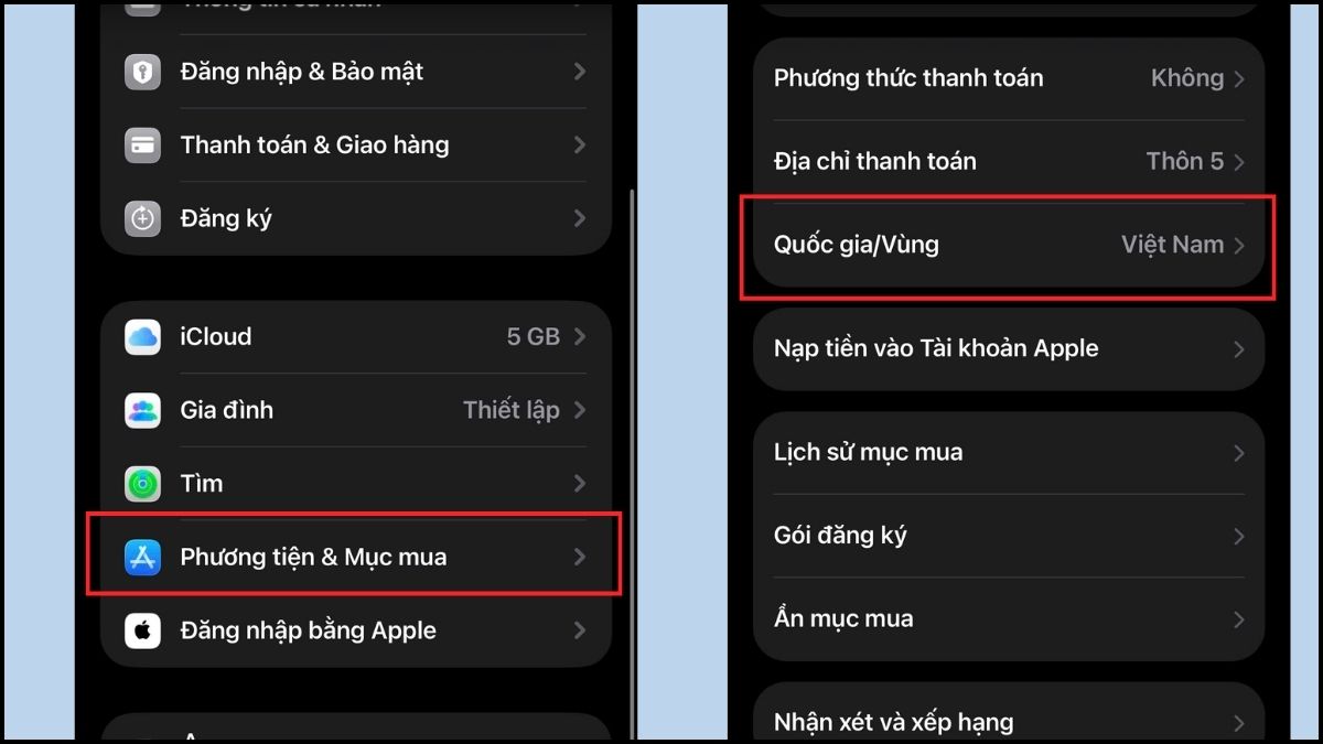 Cách chuyển vùng iPhone sang Singapore bằng điện thoại - bước 3