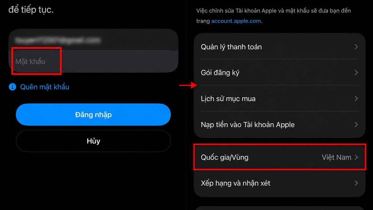 Cách chuyển vùng iPhone sang Singapore - bước 2