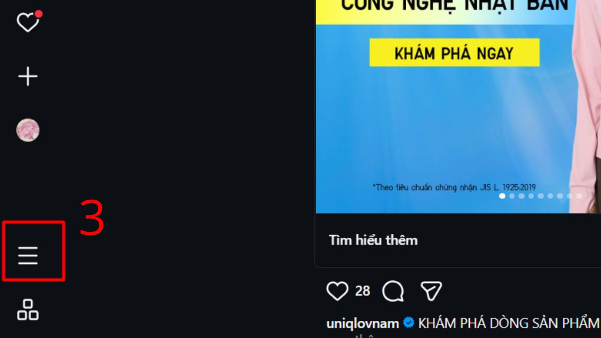Cách đổi mật khẩu Instagram trên máy tính - bước 2