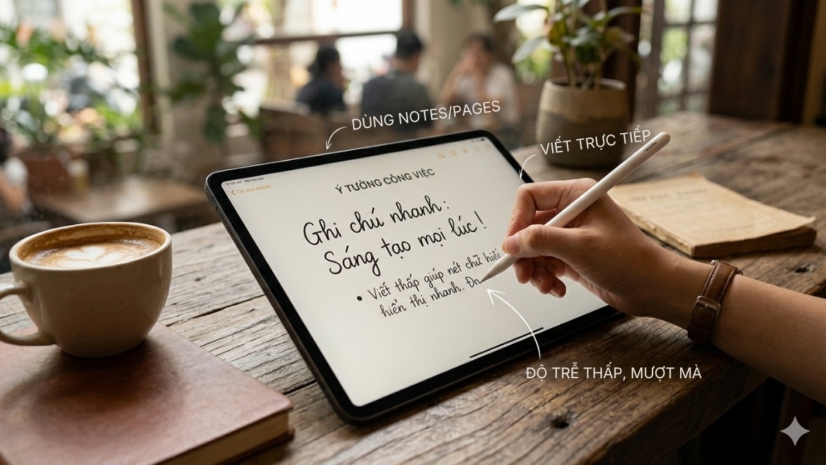 Cách tùy chỉnh 2 chạm của Apple Pencil để viết