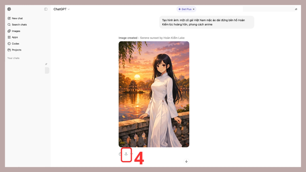 Cách dùng ChatGPT tạo hình ảnhvideo - bước 2