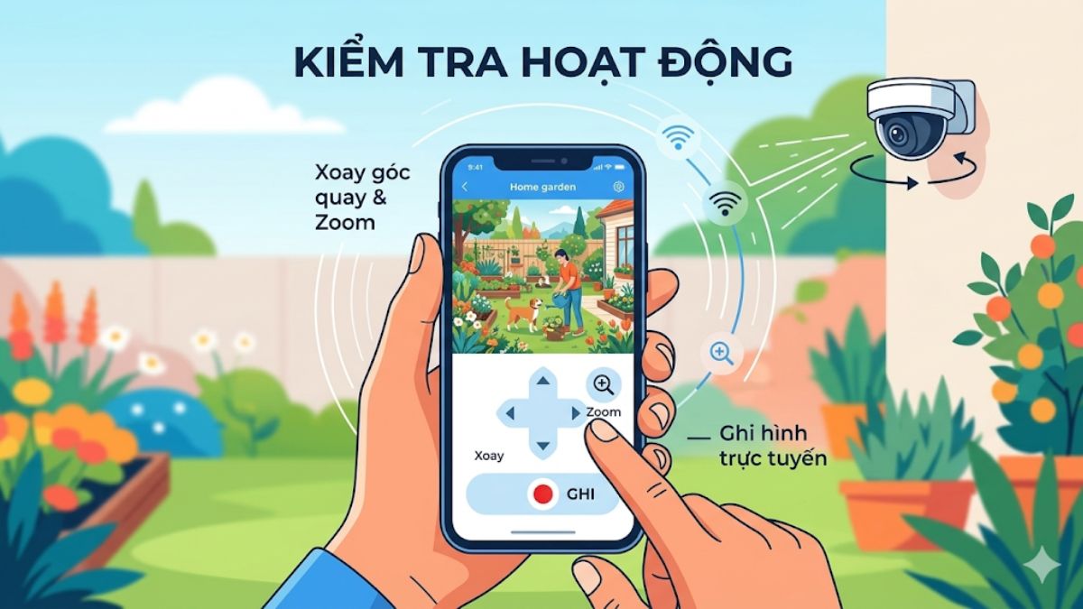 Cách lắp camera an ninh gia đình trong nhà - bước 3