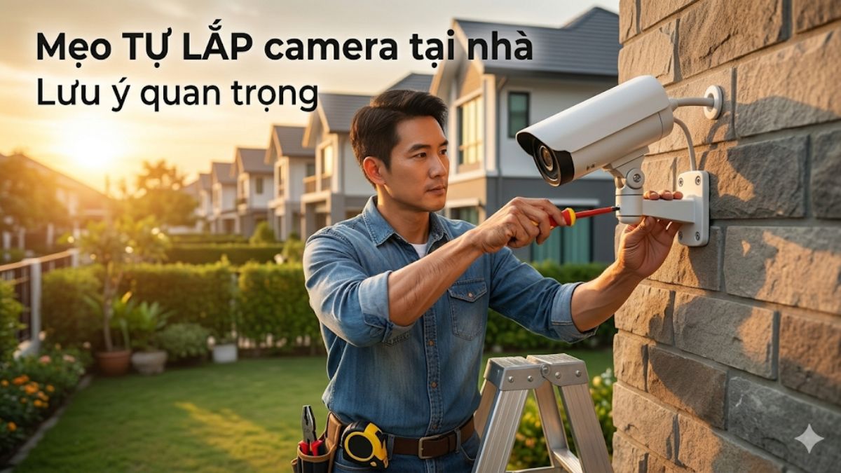 Những lưu ý quan trọng khi tự lắp đặt camera an ninh tại nhà