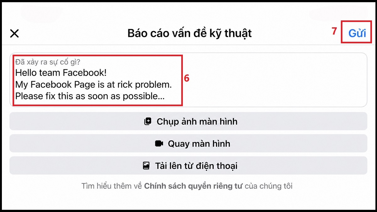 Cách khắc phục lỗi vi phạm tiêu chuẩn cộng đồng Facebook cho Fanpage - bước 3