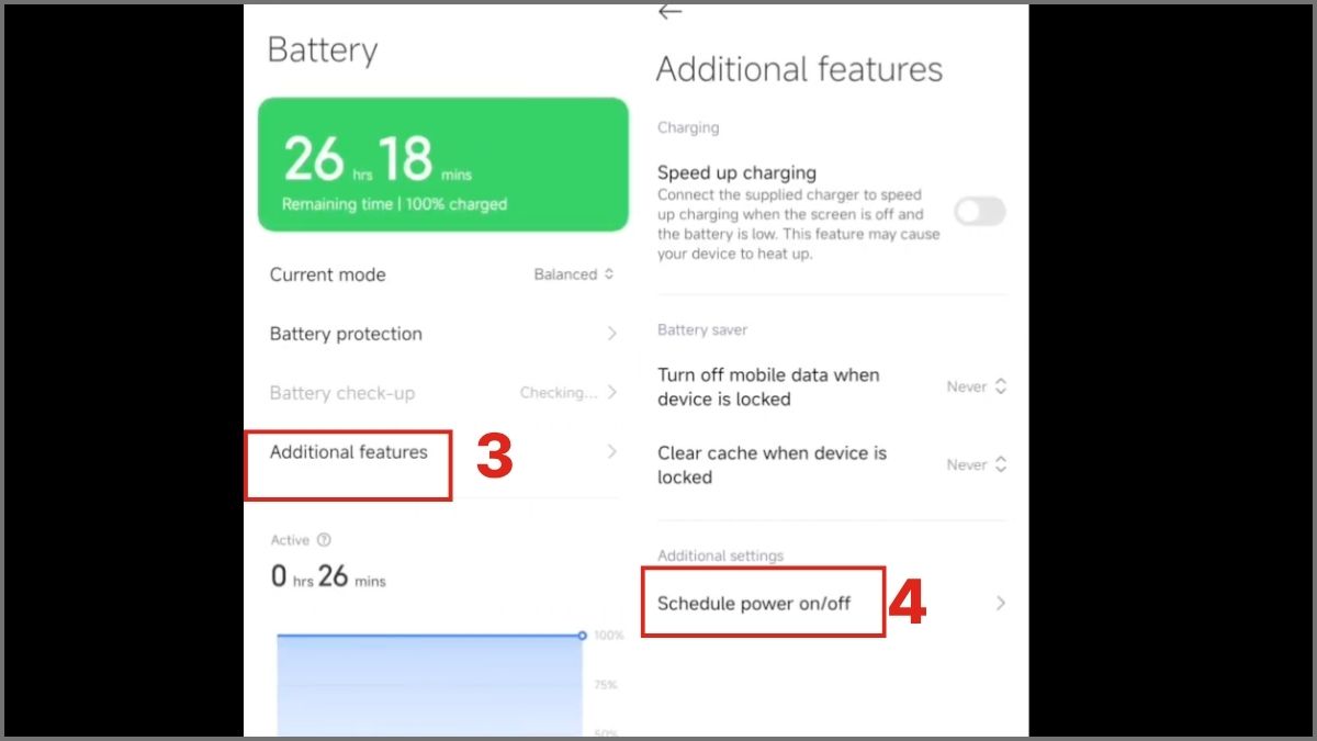 Cách hẹn giờ tắt máy android Xiaomi tự động - bước 2