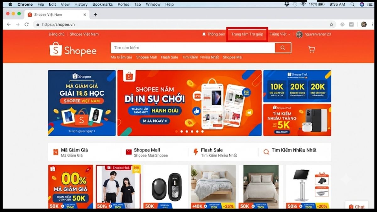 Huỷ đăng ký Shopee VIP trên máy tính - bước 2