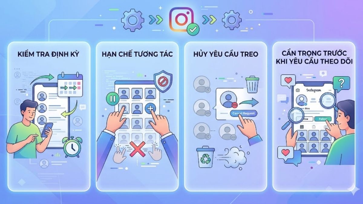 Mẹo quản lý yêu cầu theo dõi đã gửi trên Instagram hiệu quả