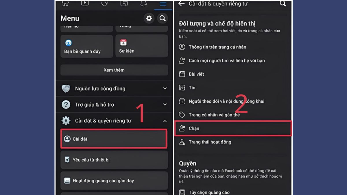 Cách kết bạn lại với người đã chặn trên Facebook ở điện thoại - bước 2