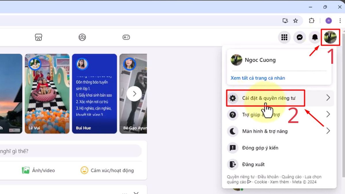 Cách kết bạn lại với người đã chặn trên Facebook ở máy tính - bước 1