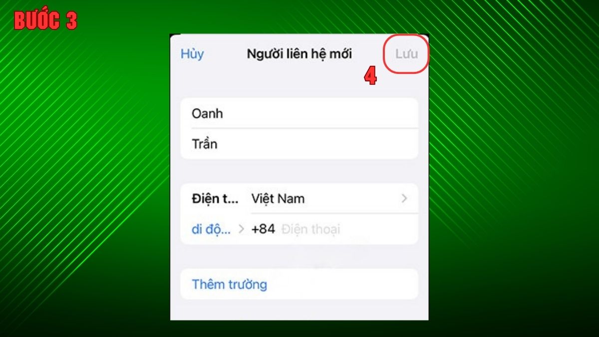 Cách kết bạn trên WhatsApp trên iPhone - bước 3