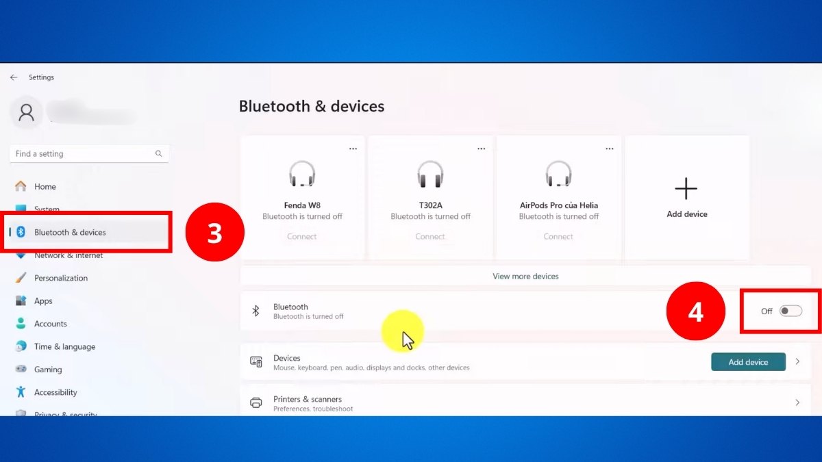 Kết nối 2 loa bluetooth bằng Windows - bước 1.2