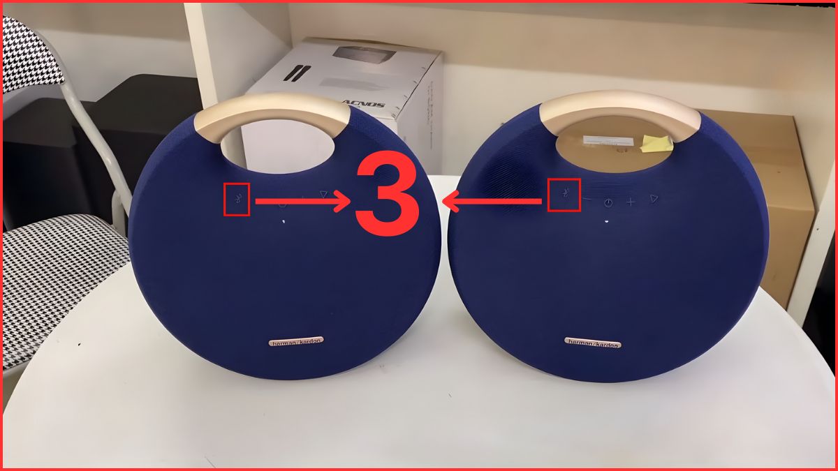 Hướng dẫn cách kết nối 2 loa Harman Kardon - bước 3