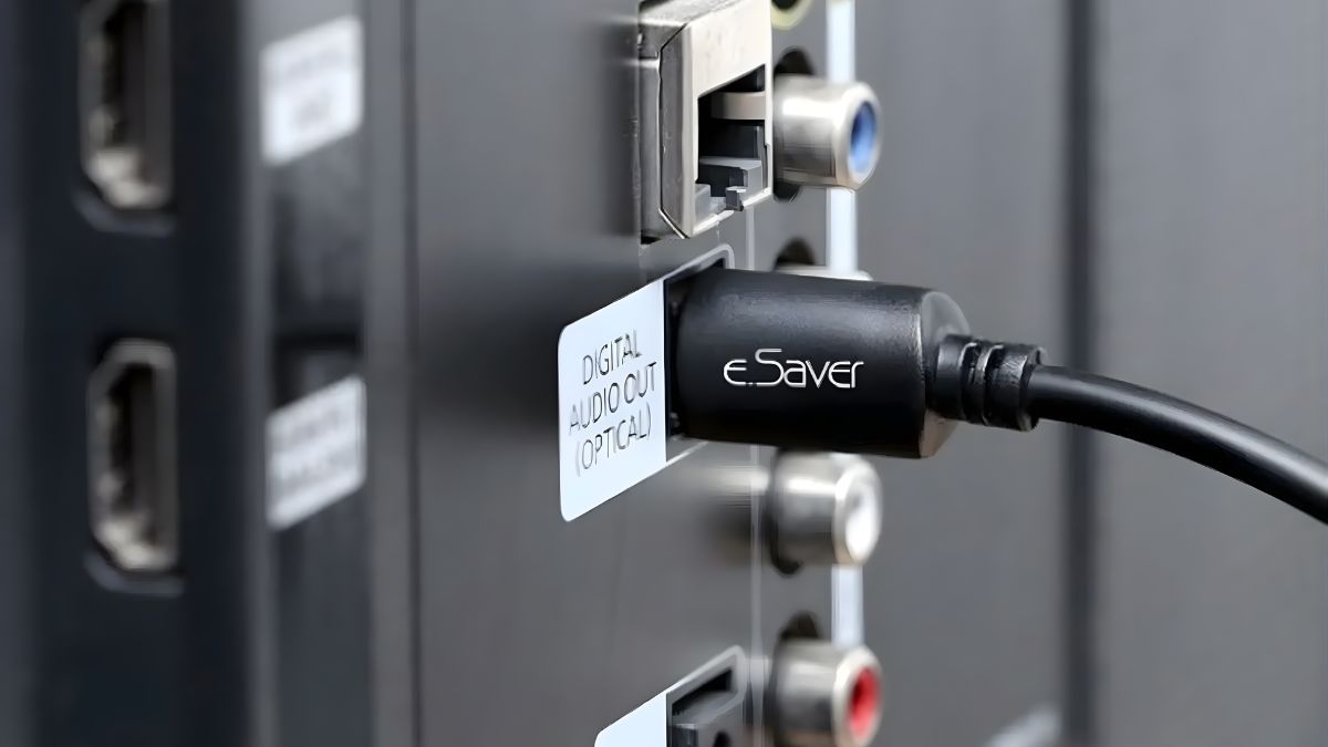 Kết nối bluetooth tivi Sony với loa qua cổng Optical