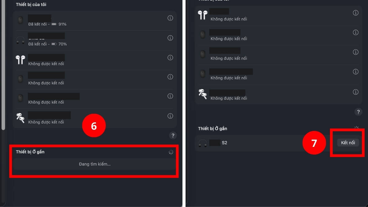 Cách kết nối loa Edifier với máy tính macOS - bước 4,5