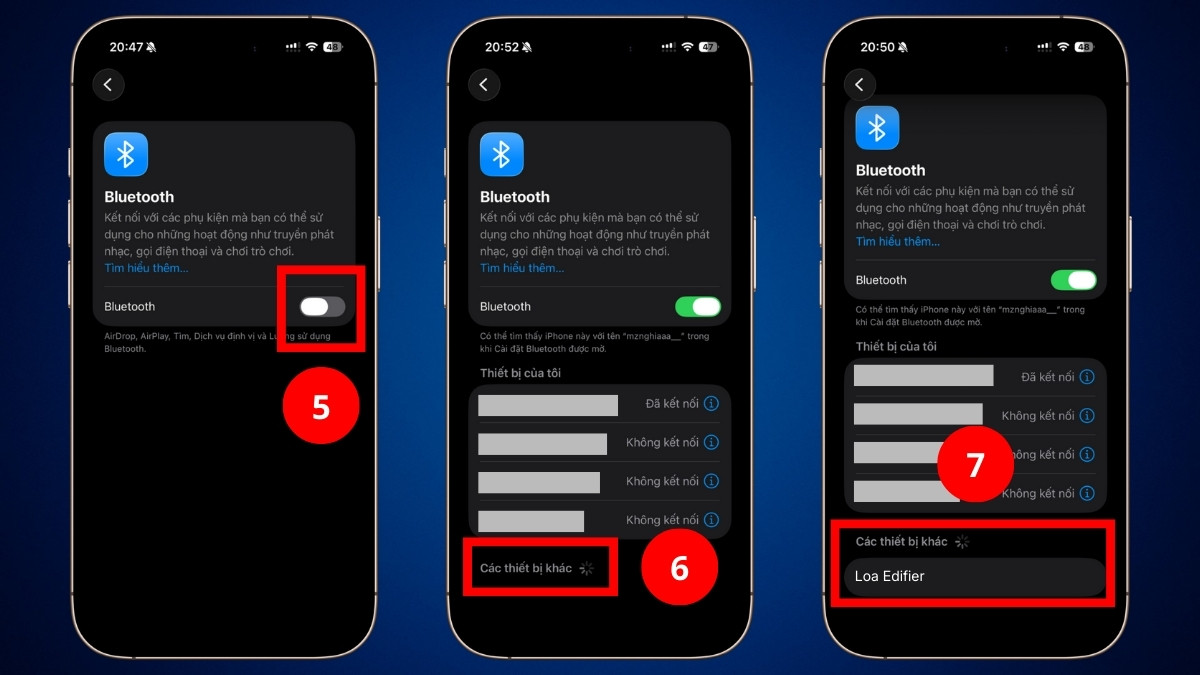 Cách kết nối loa Edifier với điện thoại - bước 3