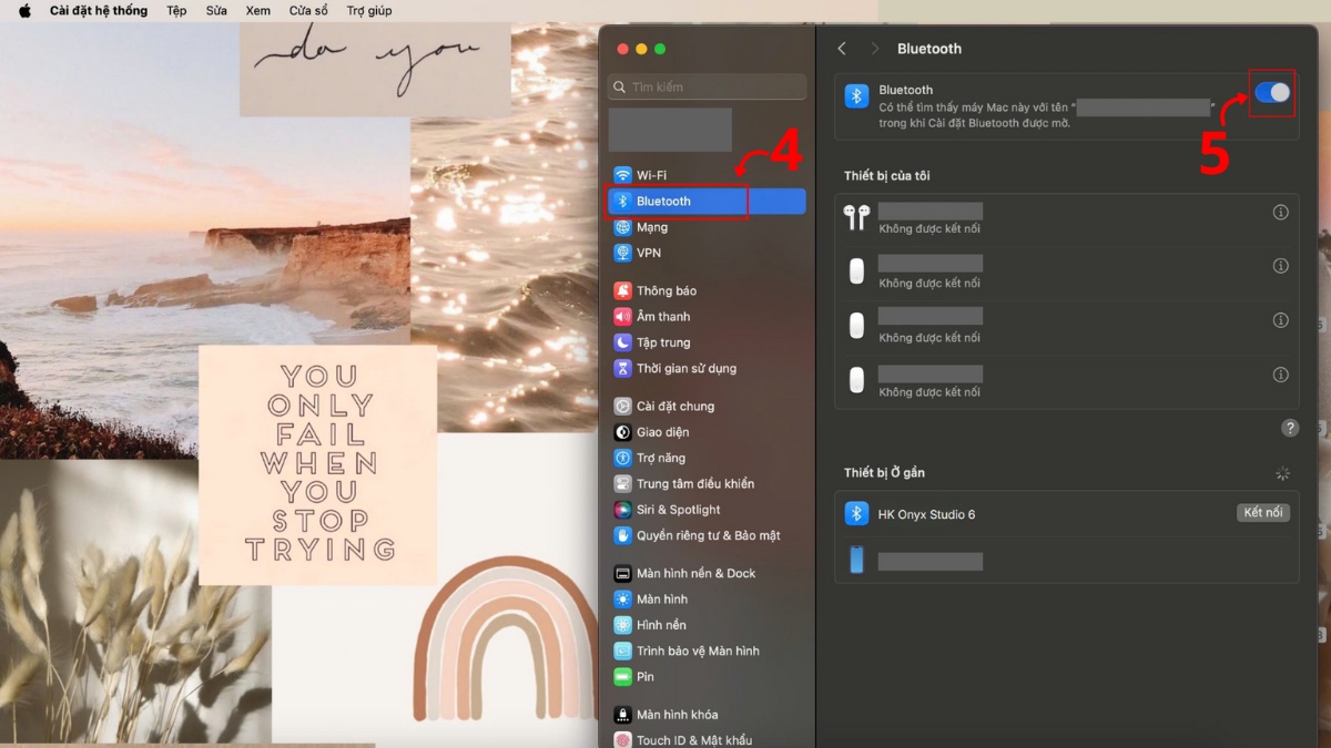 Cách kết nối loa Harman Kardon với máy tính macOS - bước 3