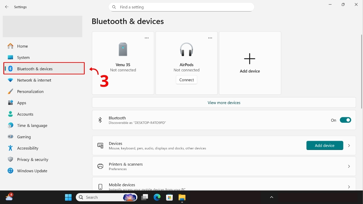 Cách kết nối loa Harman Kardon với máy tính windows - bước 2